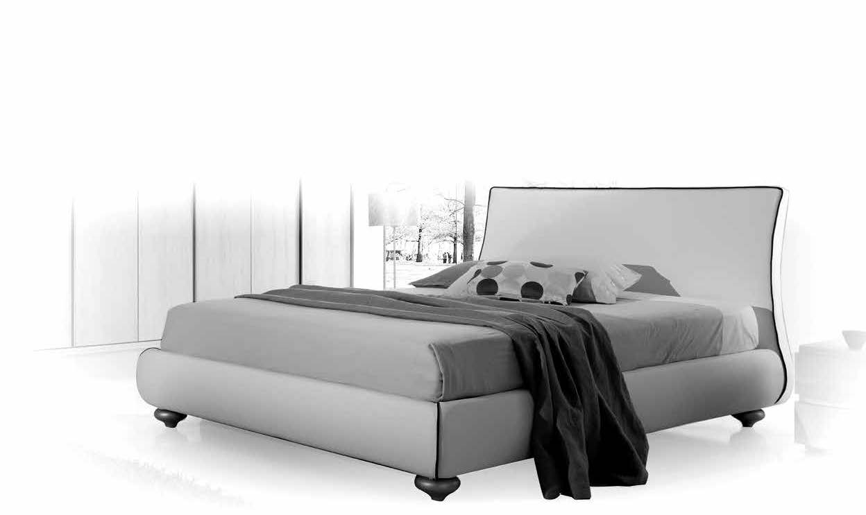 Diana Piping Upholstered Bed